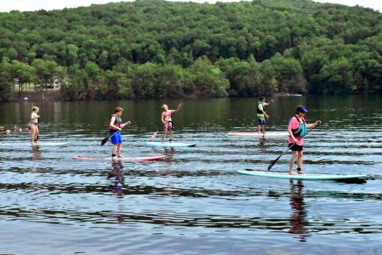 Stand Up Paddling On Lake Zoar Provides Relaxation And Exercise | The ...