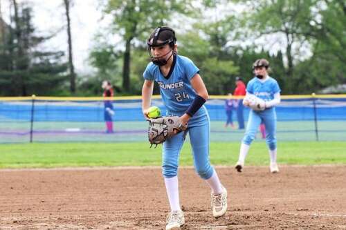 Softball Player Mia McGuigan Stands Out In The Pitcher's Circle — And Batter's Box