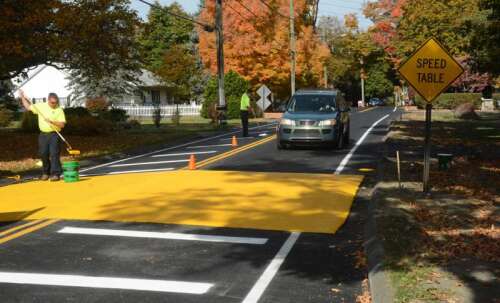 New Speed Tables Installed On Queen Street – The Newtown Bee