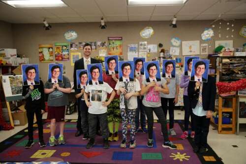 Middle Gate Students Celebrate Their Principal With ‘Mr Geissler Day ...