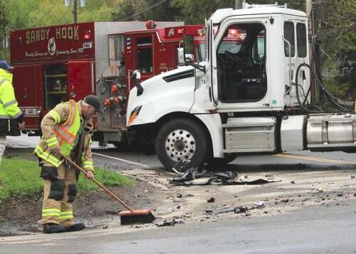 Cargo Van Driver Taken To Hospital Following Collision With Gas Tanker ...