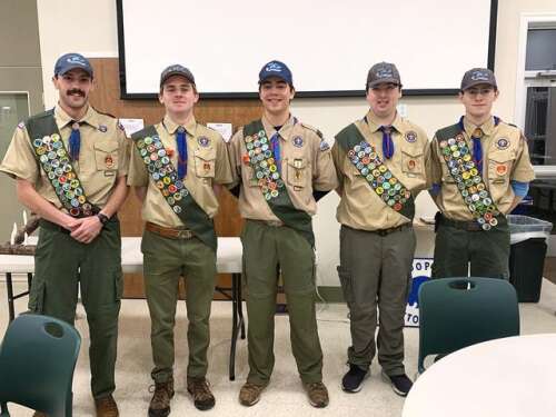 Five Newtown Scouts Honored For Reaching Eagle Rank – The Newtown Bee