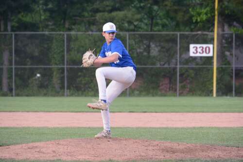 Freshman Trevor Stott Throws Complete Game, Pitches NHS One Win From Title