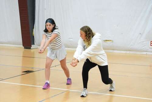 Girls' Volleyball Players Focus On Fundamentals At Camp