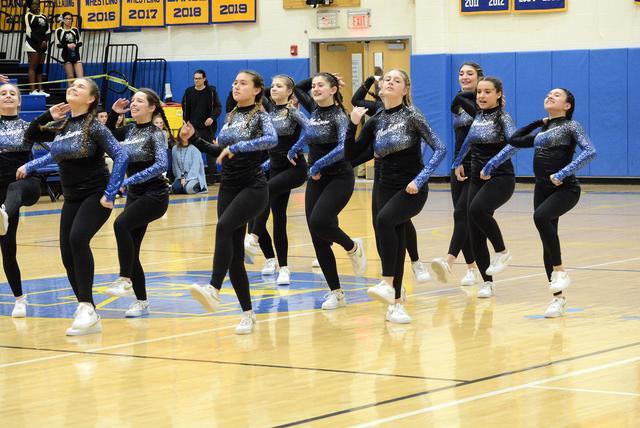 Nhs Dance Team Raises Another State Banner The Newtown Bee